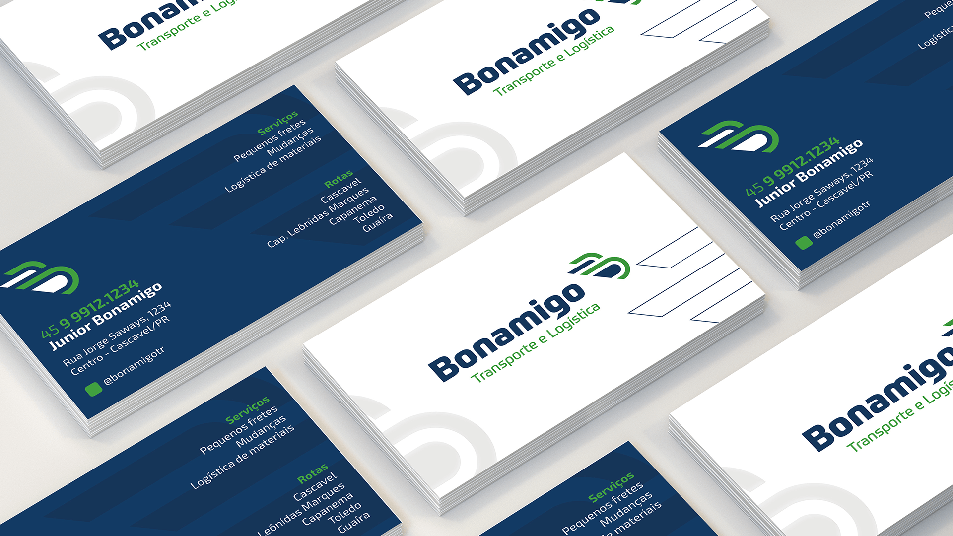 Bonamigo Transportes Identidade Visual